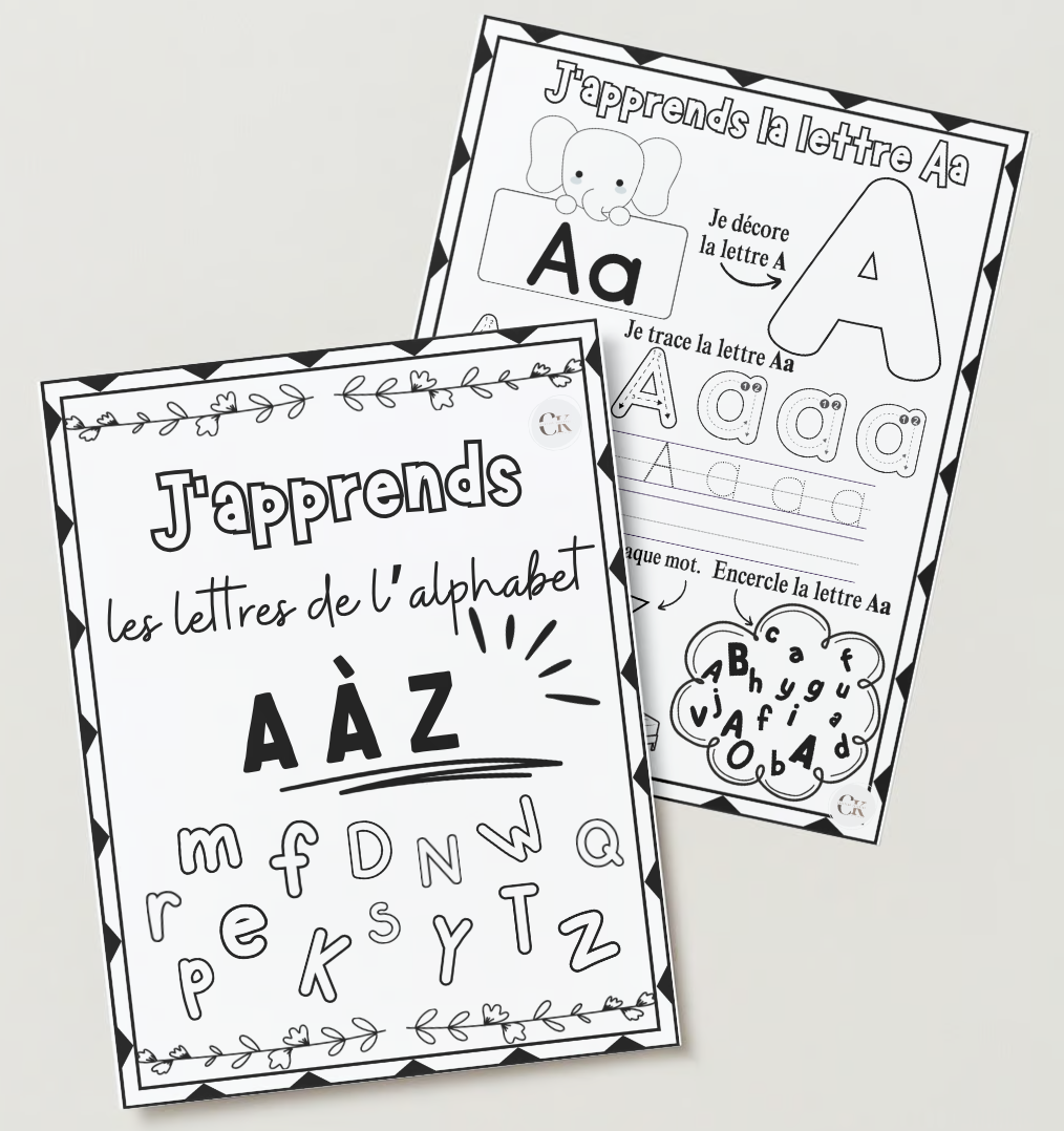 J'apprends les lettres