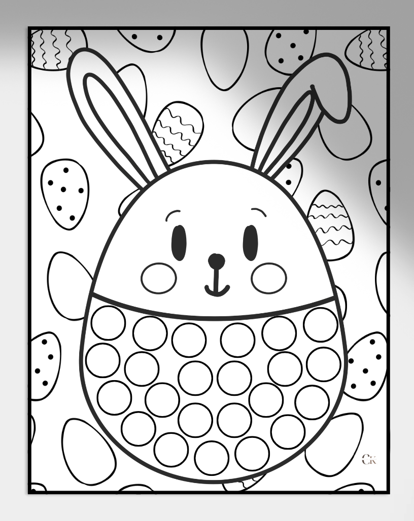 Dessin sur le thème de Pâques