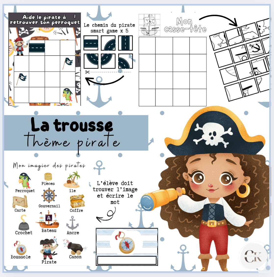 Trousse: Les pirates