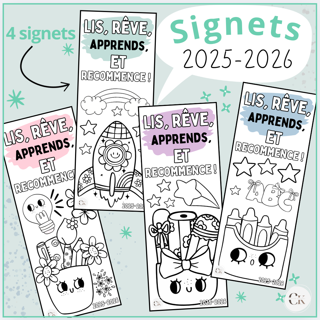 Les signets 2025-2026