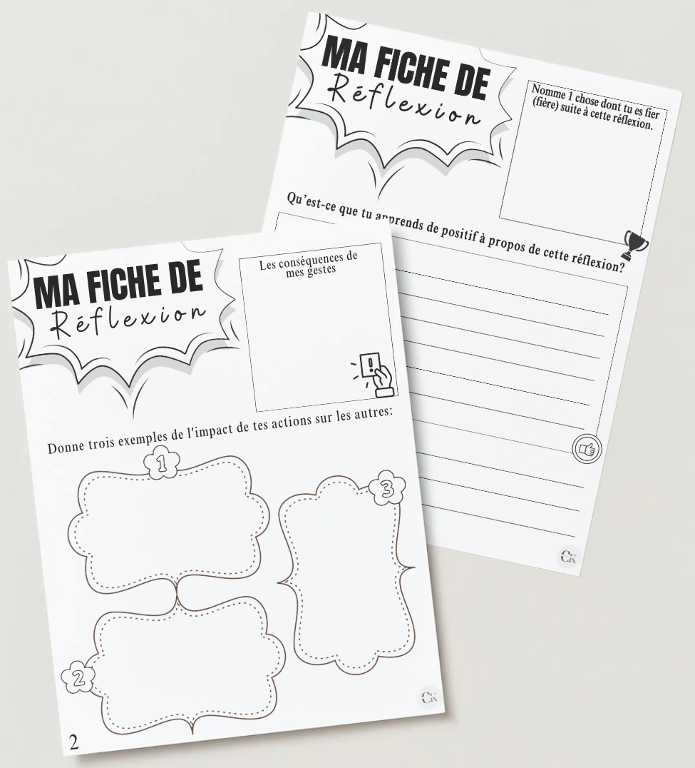 Fiche de réflexion