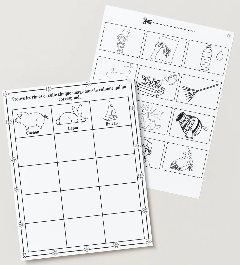 Cahier conscience phonologique