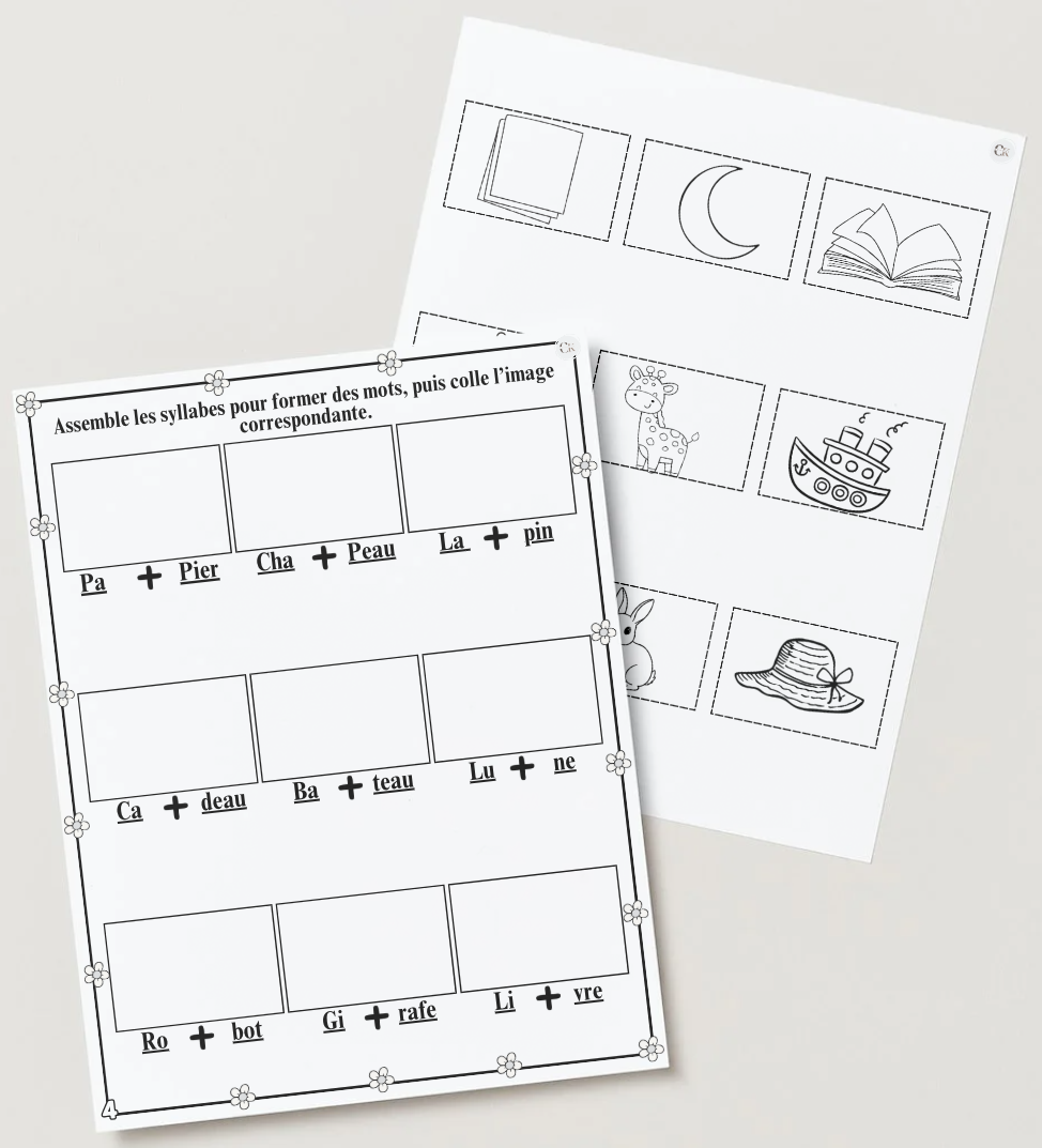 Cahier conscience phonologique