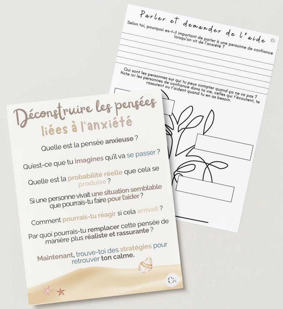Cahier anxiété adolescent