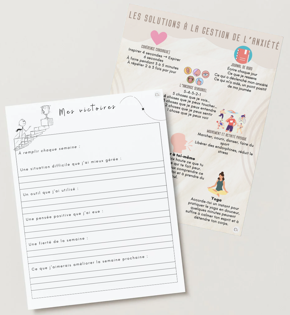 Cahier anxiété adolescent