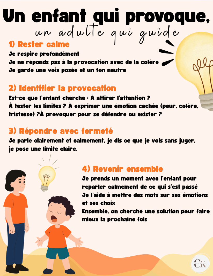 Affiche: L'enfant qui provoque