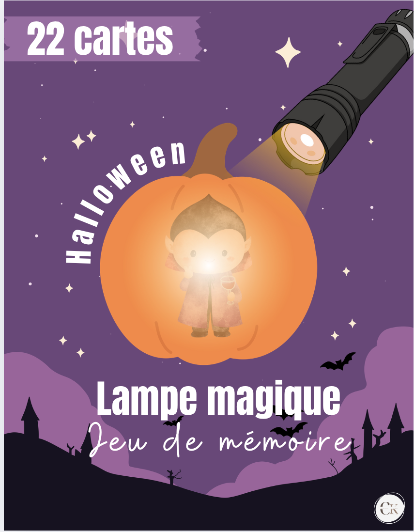 Jeu de mémoire Halloween