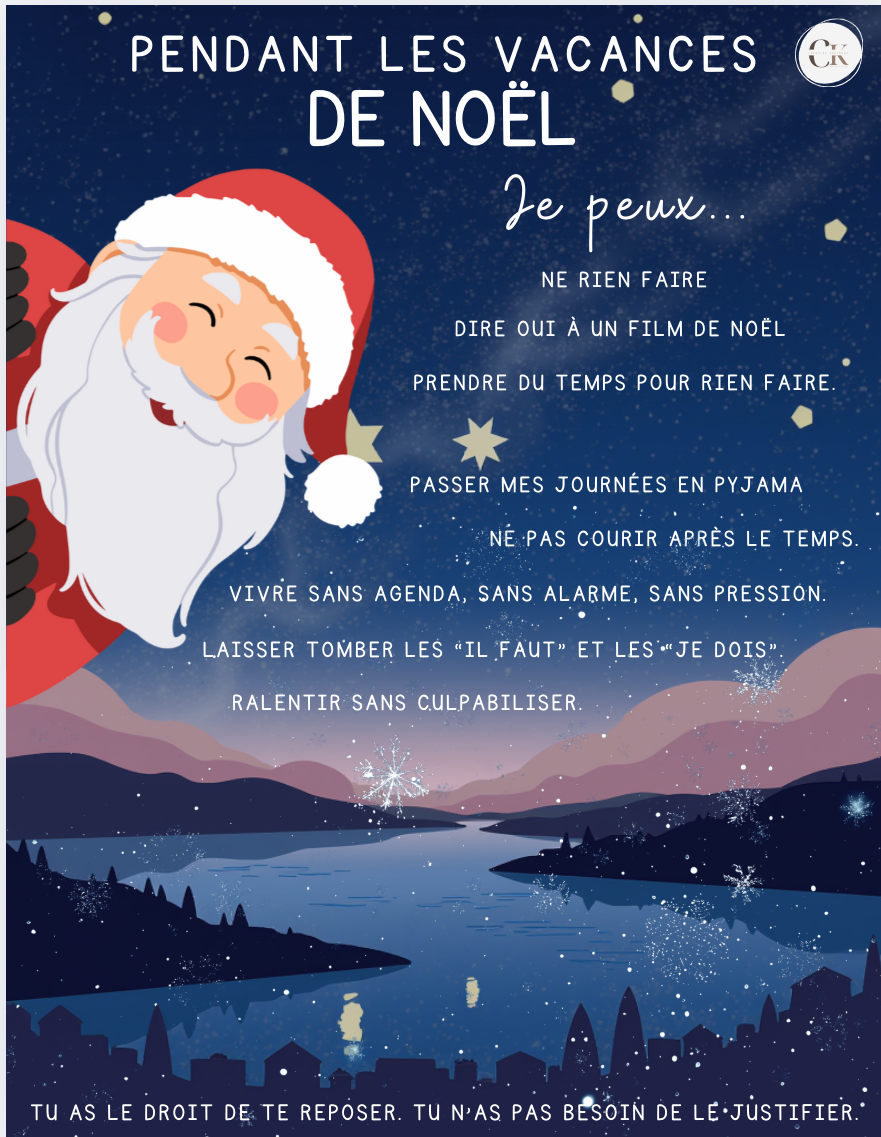 Affiche: Les vacances de Noël