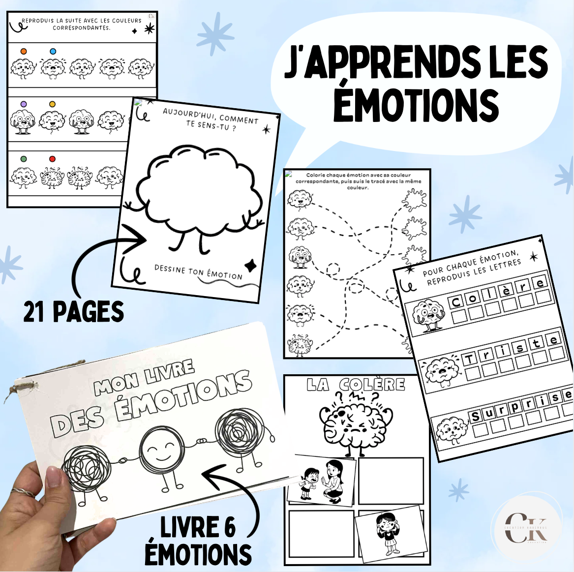 J'apprends les émotions