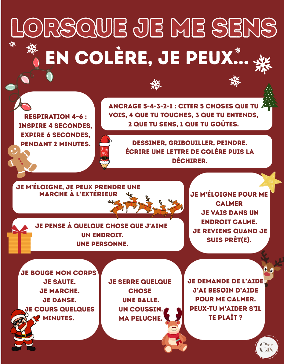 Stratégies pour la gestion de la colère