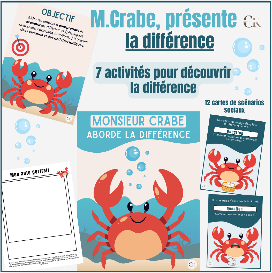 M. Crabe présente la différence