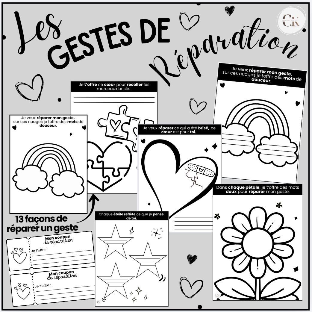 Les gestes réparateurs