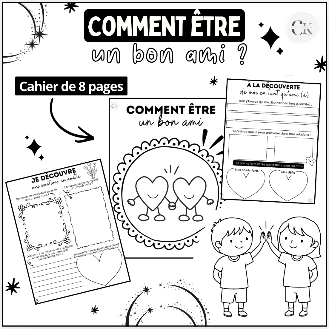 Cahier d'intervention: Être un bon ami