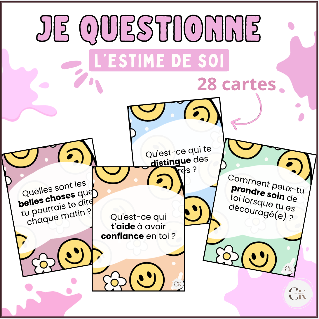 Les cartes de l'estime de soi