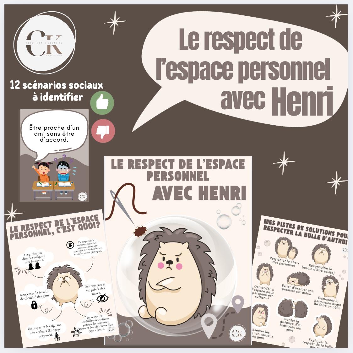 Le respect de l'espace personnel avec Henri