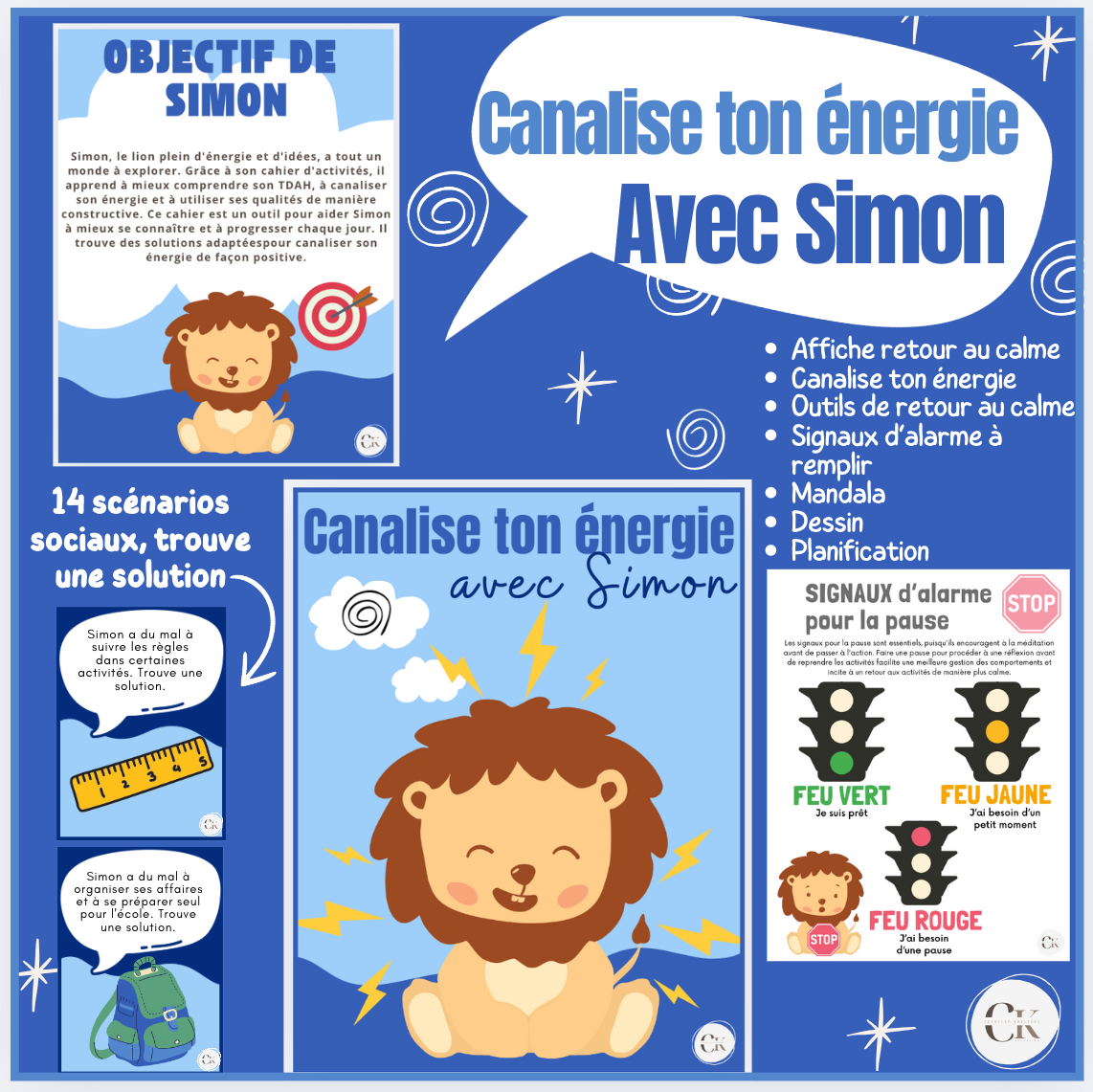 Canalise ton énergie avec Simon