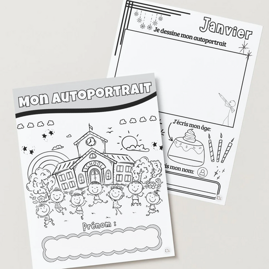 Cahier: Mon autoportrait