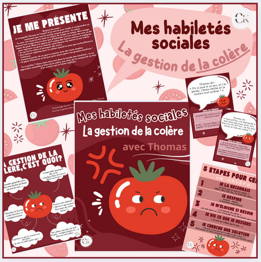 La colère avec Thomas la tomate