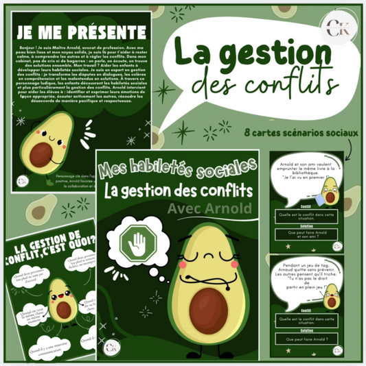 Les habiletés sociales : La gestion de conflits avec Arnold