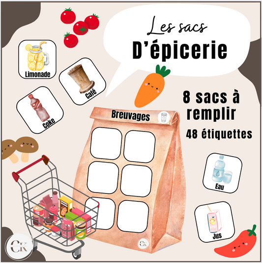 Les sacs d'épicerie
