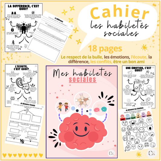 Cahier les habiletés sociales