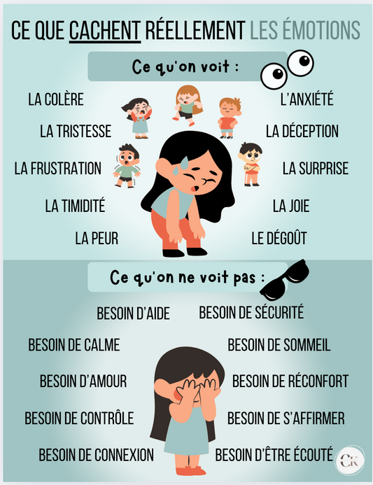Affiche : Ce que cachent les émotions