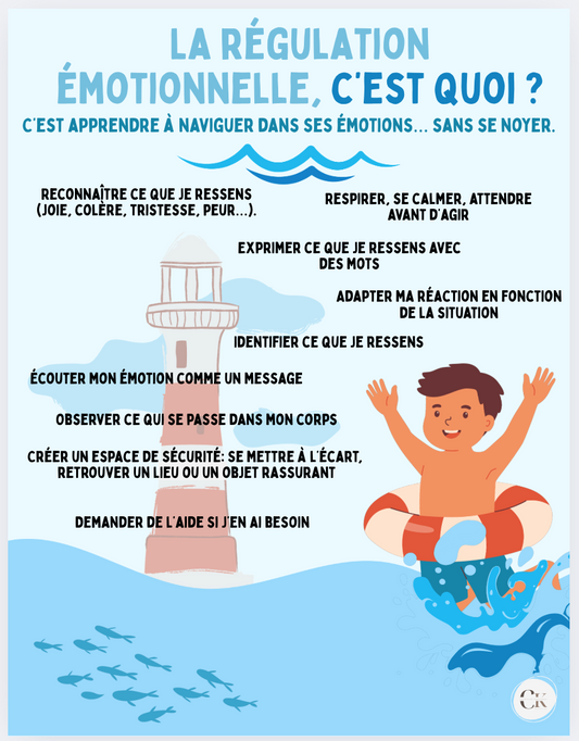 Affiche: La régulation émotionnelle