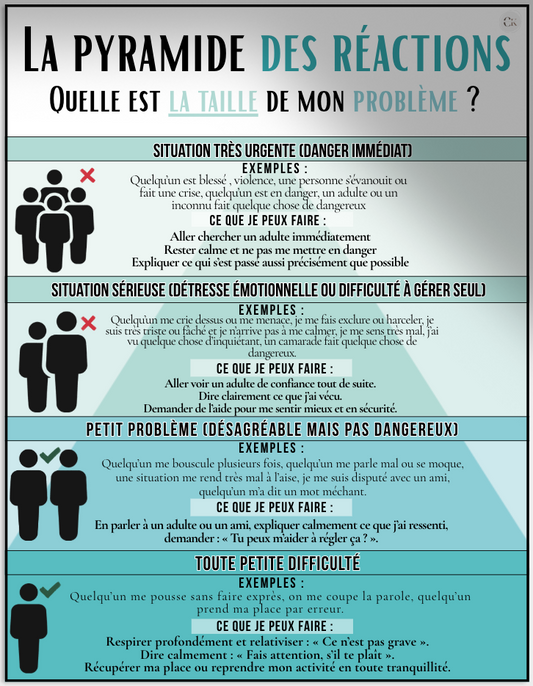 La pyramide des réactions