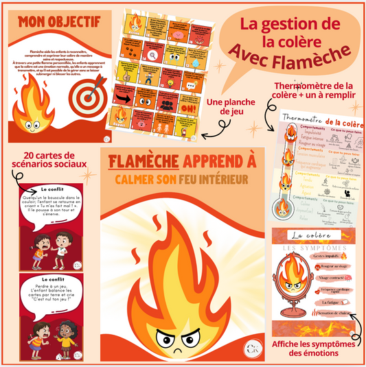 Flamèche apprend à calmer son feu intérieur