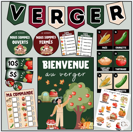Jeu symbolique : Le verger de pommes