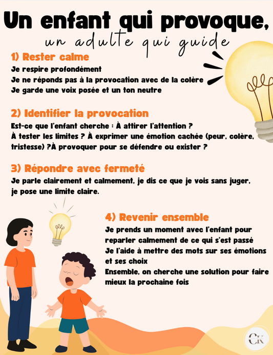 Affiche: L'enfant qui provoque