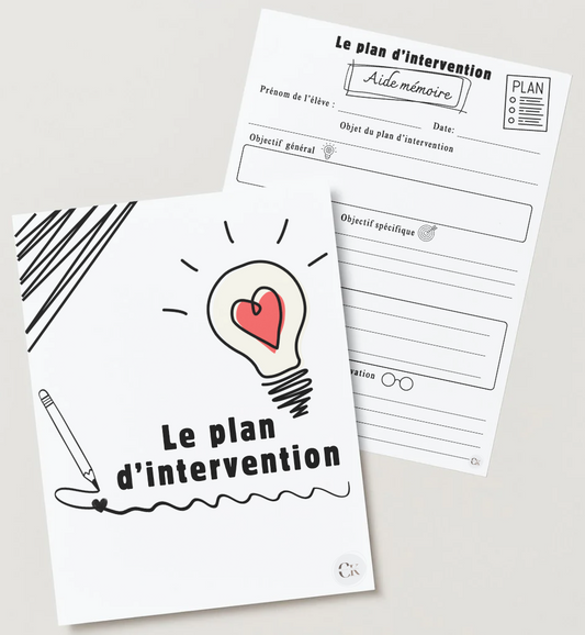 Outil : Plan d'intervention