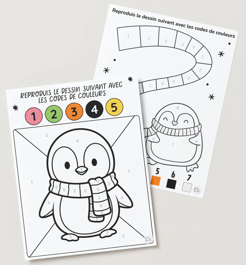 Cahier d'activité hiver : Préscolaire