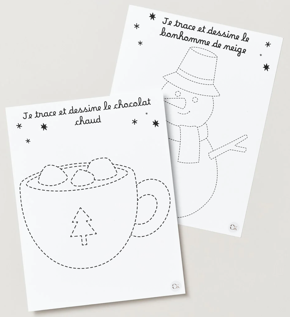 Cahier d'activité hiver : Préscolaire