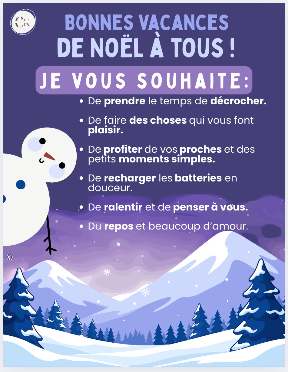 Affiche : Bonnes vacances