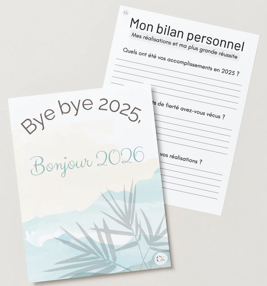 Cahier byebye 2025