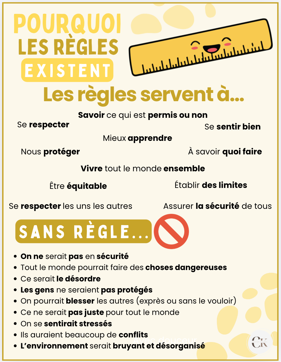 Affiche: Pourquoi les règles existent ?