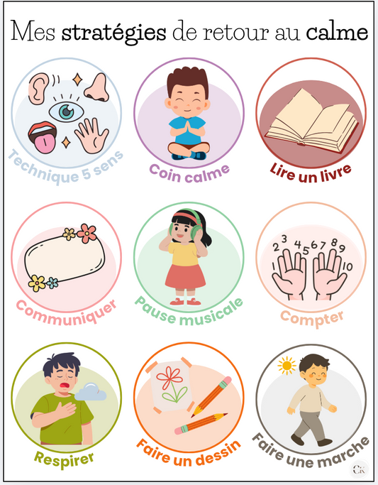 Affiche: Stratégies de retour au calme