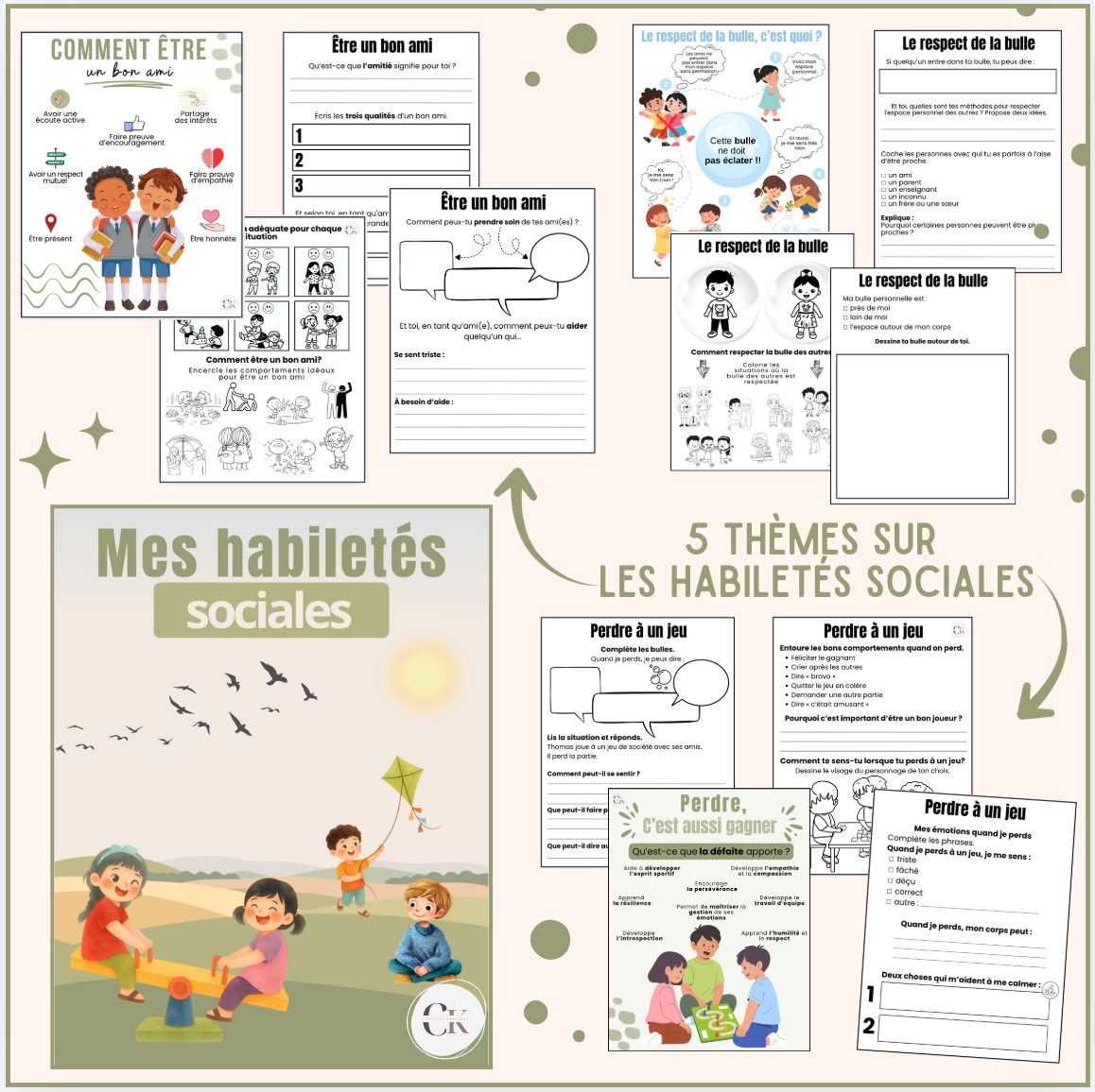 Cahier habiletés sociales