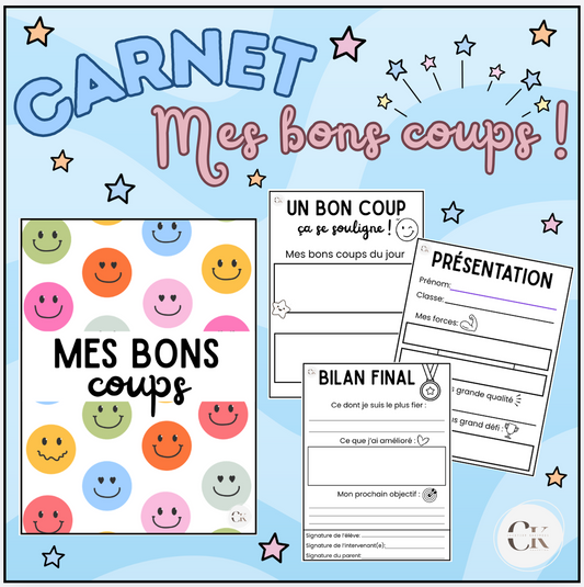 Carnet, mes bons coups