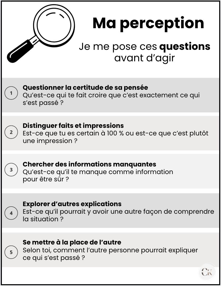Affiche: Ma perception