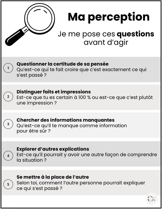 Affiche: Ma perception