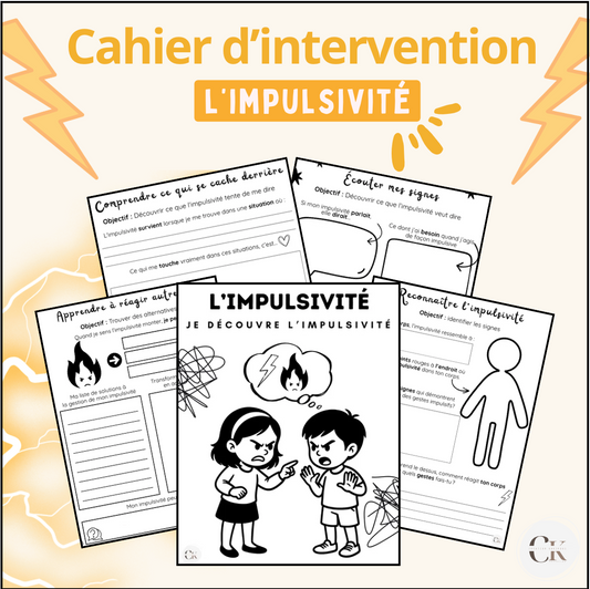 Cahier d'intervention: Je découvre l'impulsivité