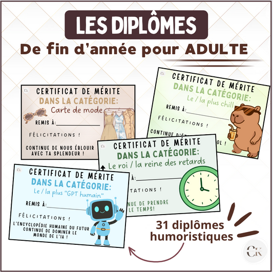 Les diplômes pour adulte