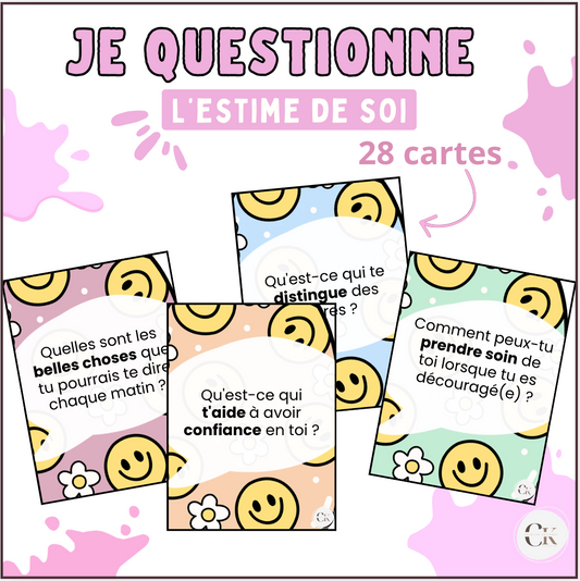 Les cartes de l'estime de soi