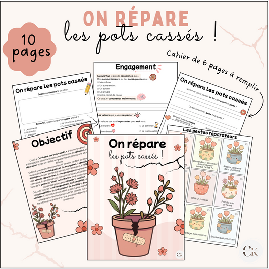 Outils : On répare les pots cassés