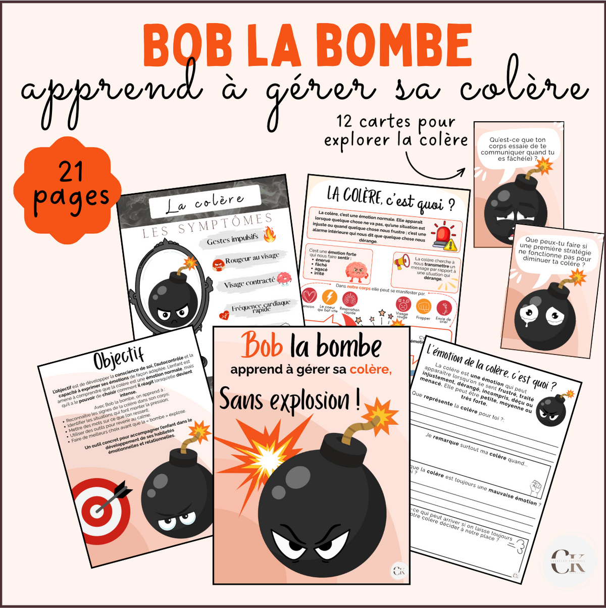 Outil: Gestion de la colère avec Bob la bombe