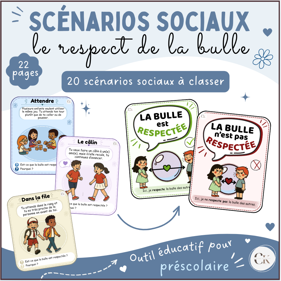 Outil éducatif : La bulle personnelle