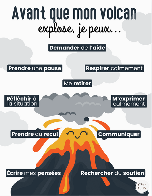 Affiche : Avant que mon volcan explose