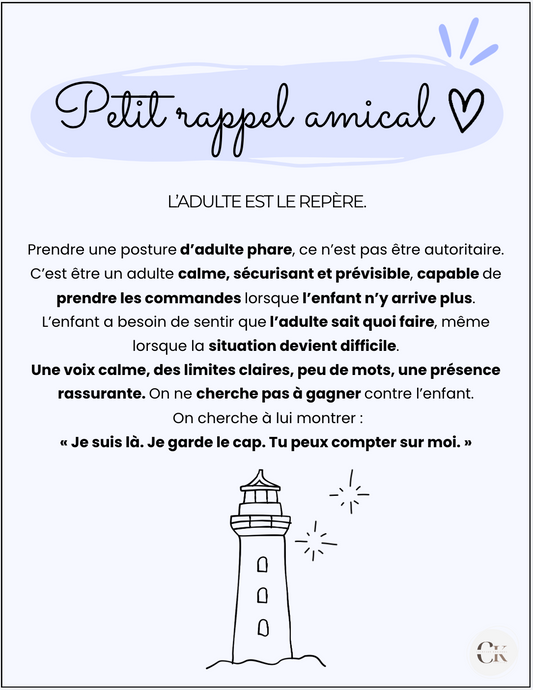Affiche: Petit rappel amical, le phare